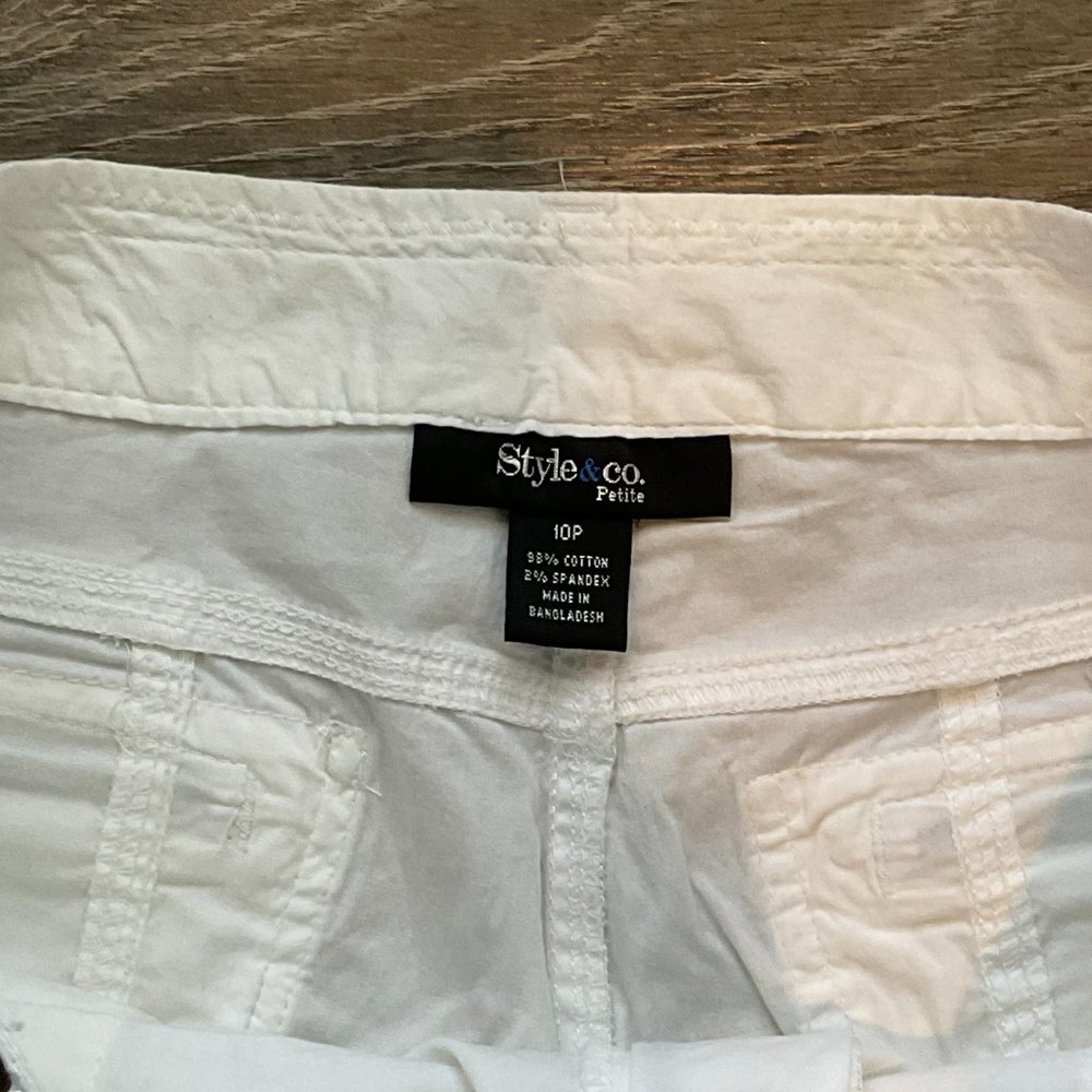 Style & Co. Skimmer Shorts Capris‎ Women’s Size 10P - Picture 2 of 7